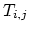 $T_{i,j}$